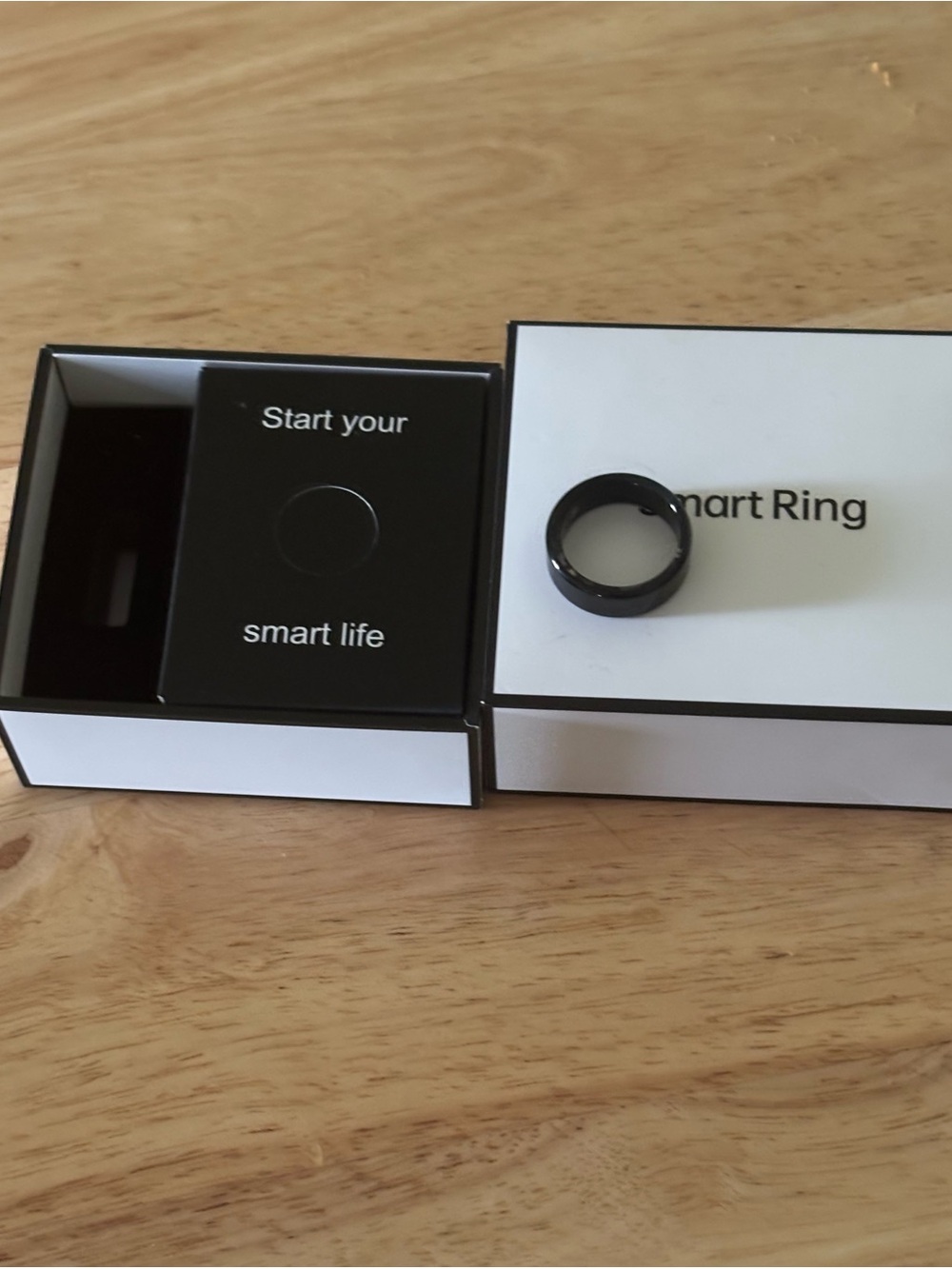 Smart Ring Wearable Size 10- Black